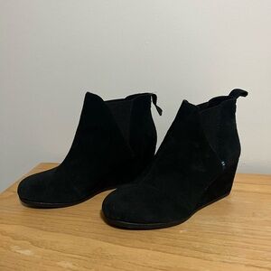 Toms Black Ankle Booties